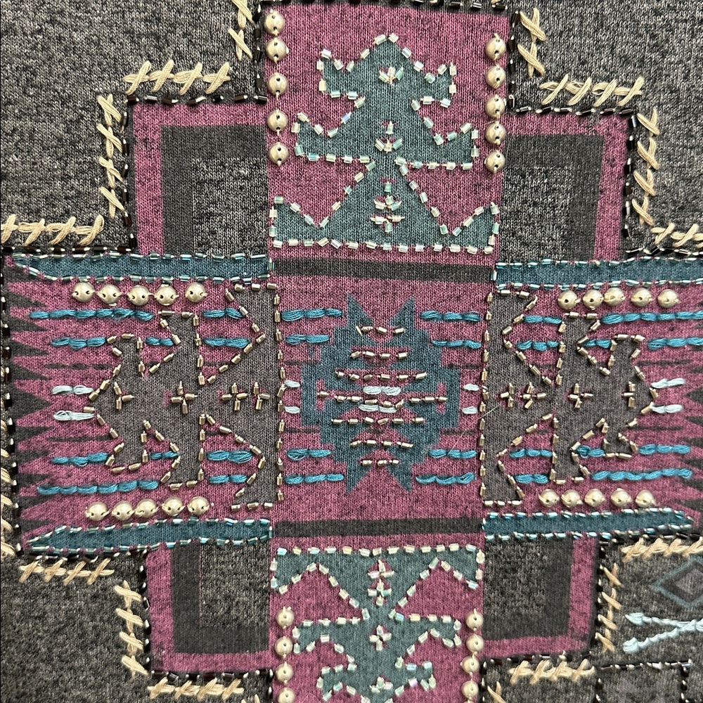 Double D Ranch Beaded Pullover Sweater - image 4